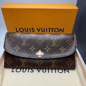 Louis Vuitton  Monogram Bloom Flower Emilie Wallet - Fuchsia - Preowned
